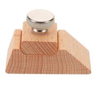 FOMIYES Hand Sander Small Sanding Block Beech Wood Sanding Tool with Angled Edge for DIY Woodworking and Leather Polishing