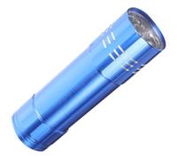 FOMIYES Handheld LED Egg Tester for Incubating Duck and Chicken Eggs with Aluminium Alloy Body 1.5v Power Blue Light and Candling in Poultry Farming