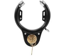 FOMIYES Heavy Duty Steel U-Lock Bicycle Lock with Cable Bike Lock Multi-Function for Urban and Mountain Bikes Security