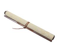 FOMIYES High-grade Silk Satin Water Writing Cloth Scroll 38x78cm with Ice Plum Rice Grid for Chinese Calligraphy Practice, Reusable Handwriting Scroll for Home Art and DIY Calligraphy