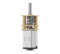 FOMIYES High Torque Speed Reduction Geared Motor with 10mm Shaft, Iron Material Mini Gear Motor for Robotics and DIY Model, Space-saving Integration and Stable Performance