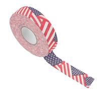 FOMIYES Ice Hockey Stick Tape 2.5cm x 25m Self-Adhesive Anti-Skid Hockey Racket Wrapper Stars and Stripes Pattern and Stick Protection