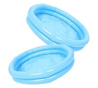 FOMIYES Inflatable Foot Soak Basin with Pump 2 Sets Portable Round Foot Bath Tub Sky Blue for Spa and Home Soaking Care Random Color Random Color