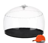 FOMIYES Inflatable Pvc Hat Shaper round Dome Cap Support, Adjustable Baseball Cap Display Stand for Storage and Travel, Lightweight Hat Organizer for Home and Closet