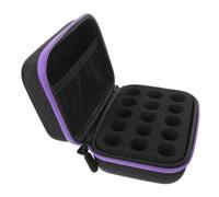 FOMIYES Insulin Storage Box for Bottles Vial Organizer Case Hard Shell Protector for Fridge Peptide Vial Holder Zipper Closure Safe Storage for Diabetics