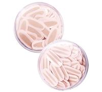 FOMIYES Invisible Double Eyelid Tape Strips for Hooded Eyes 150 Olive Shape 150 Half Moon Shape Lightweight Breathable Mesh Eyelid Lifting Stickers Eye Makeup Supplies for Natural Look