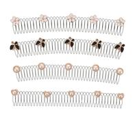 FOMIYES Invisible Hair Comb Fixer 4 Pcs U-Shape Styling Tools for Securing Fine Hair and Taming Flyaways Lightweight Accessories for Everyday Care