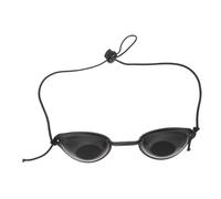 FOMIYES Ipl Safety Goggles Eye Patch for Intense Light Protection Hard Black Plastic Eyewear for Cosmetic Procedures UV Infrared LED Light Therapy Shield