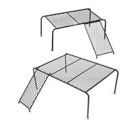 FOMIYES Iron Chicken Platform Chicken Coop Shelf with Ladder 2pcs Multi-functional Design for Small Animals Cage Suitable for Little