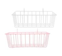 FOMIYES Iron Hay Feeder Not Easy to Fall for Rabbits and Small Animals 2pcs Convenient Metal Bunny Hay Holder for Cage Feeding and Livestock Use