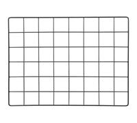 FOMIYES Iron Photo Holder Wall Grid 30×40cm Metal Wire Mesh Picture Display Panel for Home Décor, Wall Hanging Organizer for Photos and Postcards, Nordic Style Iron Frame