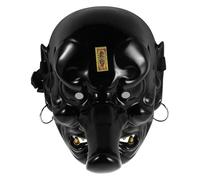 FOMIYES Japanese Traditional Tengu Mask for Adults, Lightweight Plastic Material with Delicate Artisanal Detailing, for Masquerade Ball and Cosplay Events