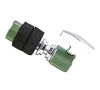 FOMIYES Jazz Drum Hi-hat Clutch Green Hi-hat Drop Clutch with Post Professional Jazz Drum Accessory Hi-hat Cymbal Performance
