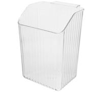 FOMIYES Kitchen Hanging Trash Bin Cabinet Storage Basket Plastic Waste Container for Kitchen Scraps Recycling over Cabinet Door