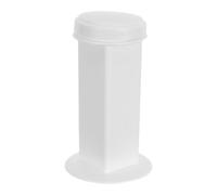 FOMIYES Lab Slide Container Vertical Design round Abs Jar with Lid Microscope Slide Holder for Clinical Staining and Laboratory Use Accommodates