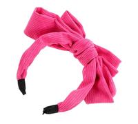FOMIYES Large Bow Headband Hair Accessory for Girls Soft and Comfortable Knotted Headband for Parties Holidays and Daily Wear Chic Oversized Design Corduroy