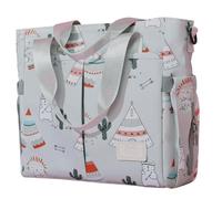 FOMIYES Large Capacity Chic Outdoor Shoulder Bag for Portable Cross Body Handbag Cartoon Grey Durable for Travel Parties and Everyday Use