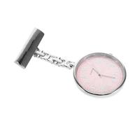 FOMIYES Large Dial Nurse Hanging Watch in Pink Face for Hospital Exams and Nursing Students Portable Pocket Watch Shark Clip Design