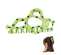 FOMIYES Large Frog Shaped Hair Claw Clip for Women Secure Hold for Thick and Thin Hair for Stylish Updos and Everyday Use