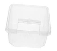 FOMIYES Large Spider Box Reptile Enclosure Secure Lid, Practical Small Terrarium Habitat Incubator for Scorpion and Insect Feeding, Suitable for Spider and Lizard Breeding