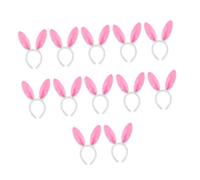FOMIYES Led Light up Rabbit Ears Headband Set 12pcs for Women for Costumes and Events