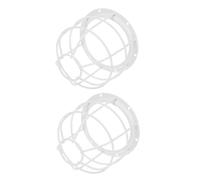 FOMIYES Light Bulb Protector Cage and Metal Lamp Shade Guard Wire Mesh Cover for Workshop and Factory Lighting, Explosion-Proof Safety Bulb Cage, 2Pcs