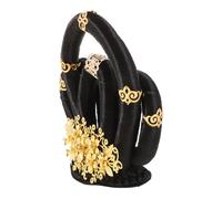 FOMIYES Lightweight Cosplay Hair Wig with Ancient Chinese Hanfu Hair Bun Chignon Comfortable Fake Hairpiece for Stage Performances Weddings and Themed Parties Multiple Colors