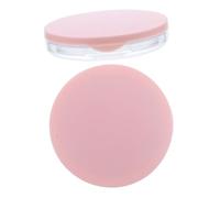 FOMIYES Loose Powder Container 2Pcs 5G with Mirror and Puff, Plastic Compact Powder Box for Travel and Everyday Makeup Storage