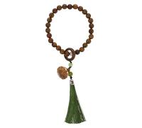 FOMIYES Lotus Sachet Wooden Beads Bracelet Durable Prayer Wrist Chain with Women Stylish Religious Accessories for Travel Dating Gifts