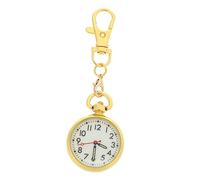 FOMIYES Luminous Clip Nurse Pocket Watch with Secure Buckle Retro Style Chest Watch for Nurses Doctors Students and Elderly Night Glow Dial for Clear Visibility in Dark Durable Hanging Fob