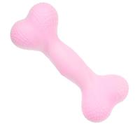 FOMIYES Macaron Scented Dog Chew for Aggressive Chewers Large Breed, Tough Foam Bone in Pink with Milk Flavor, Sturdy Molar Cleaner for Indoor Dog Teeth Cleaning and Teething Play