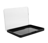FOMIYES Magnetic Empty Eyeshadow Palette Tray Portable Makeup Organizer Small Lightweight DIY Storage Box for Women with Secure Closure and Sleek Black Design