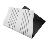 FOMIYES Magnetic Music Staff Board Dry Erase Lapboard for Classroom Use Portable Reusable Musical Notes Whiteboard Magnetic Board for Teaching