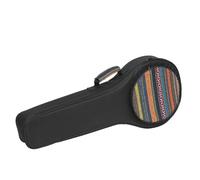 FOMIYES Mandolin Gig Bag Thickened Padded Nylon Case Portable Mandolin Carrying Backpack with Shoulder Straps for Folk Instrument Storage