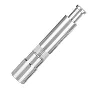 FOMIYES Manual Stainless Steel Pepper Grinder with Push Button, One-Hand Operation Salt and Pepper Mill, Refillable Kitchen Gadget for Cooking and Table Seasoning