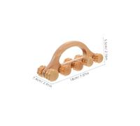 FOMIYES Manual Wooden Cervical Massager for Neck and Back Massage Roller for Body Relaxation Shiatsu Back Massager