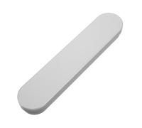 FOMIYES Matte Silver Pen Holder and Tweezer Case with Flip Lid Portable Tongue Scraper Storage Box for Organized Daily Use of Pens Tweezers and Tools