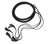 FOMIYES Men Arab Headband with Black Wool Tassel, Braided Shemagh Hairband for Muslim Hijab, Middle East Turban Wrap for Dubai and Saudi Arabia, Stylish Head Scarf Accessory