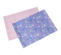 FOMIYES Mermaid Ocean Themed Wrapping Paper 2 Sheets DIY Craft Wrap for Birthday Party Hawaiian Beach Underwater World Packaging