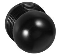 FOMIYES Metal Ball Post Cap Black for 76mm Round Pipe Metal Fence Post Cap with Ball Top Gate Decoration for Outdoor Railings and Stair Handrails