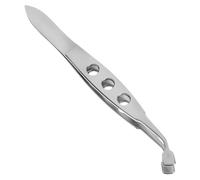 FOMIYES Metal Eyelid Tweezer Meibomian Gland Expressor for Women Precise Eye Care Tool Portable Eyelid Compressor for Gland Blockage Relief and Beauty Maintenance