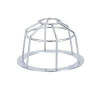 FOMIYES Metal Fire Detector Cover Cage, 75mm Inner Diameter Explosion Proof Sensor Protector, Ceiling Detector Cover and Fire Alarm Safety