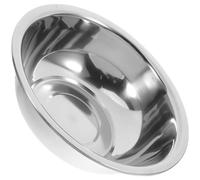 FOMIYES Metal Foot Bath Basin 32Cm Stainless Steel Wash Tub for Soaking Feet and Laundry Tasks