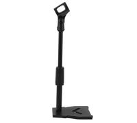FOMIYES Microphone 3/8' to Metal with Stand and Mic Adjustable Desktop Stable Construction Silent Operation, Telescopic Height for 5/8' Converter Tabletop Streaming and Recording