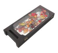 FOMIYES Mini Folding Screen Divider for Desktop Home Decor, Small Space Decorative Panel with Traditional Chinese Design, Elegant Asian Tabletop Partition for Office and Bedroom