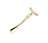 FOMIYES Mini Makeup Spoon to Improve Eye Micro Circulation Zinc Alloy Eye Massage Stick 2pcs with Two Different Ends Portable Beauty Tool for Women