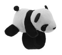 FOMIYES Mini Panda Plush Handlebar Ornament for Bicycle Decorations Versatile Attachment and Easy Installation, Cute Stuffed Animal Bracelet for Road Bike and Mountain Bike Accessories,