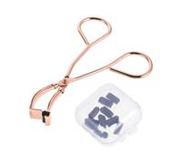 FOMIYES Mini Partial Eyelash Curler with Replacement Pads Precision Lash Curling Tool for Small Section Lashes and Inner Corner Makeup