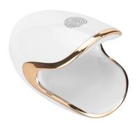 FOMIYES Mini Type-c Charging Port 6w White UV Nail Lamp Plastic Professional Gel Cure Lamp with Delicately Controlled Light Convenient Power Supply for Nail Art Anytime Anywhere