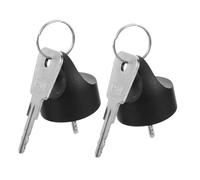FOMIYES Mobility Scooter Key Anti Theft 2 Sets Stainless Steel and Replacement Ignition Key Switch Part for Electric Scooters Wheelchairs for Secure Outdoor Use